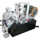 מכונת הדבקה חצי-אוטומטית למוצרים גליליים HL-T-200